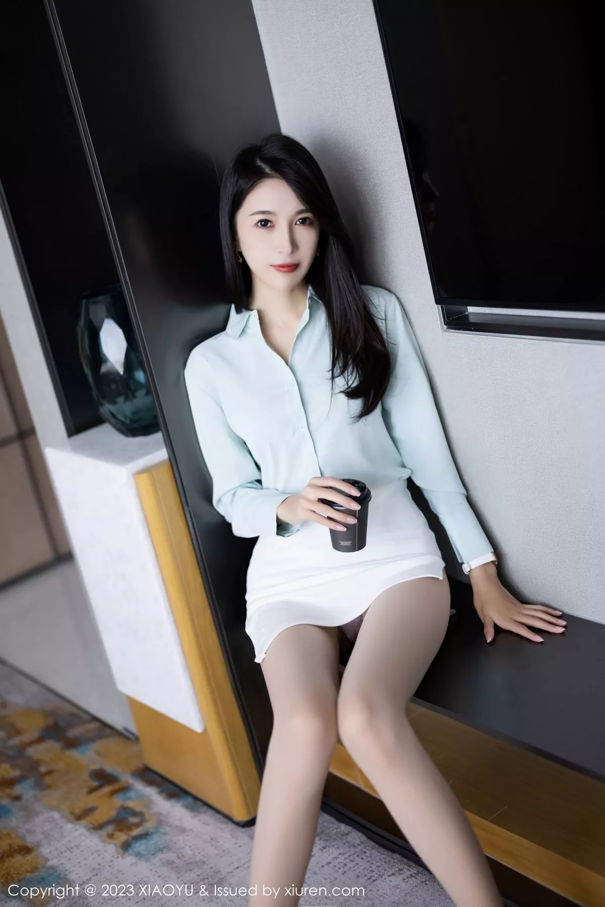 秀人集.com_[XiaoYu画语界]Vol.999_模特林乐一性感OL制服半透露超薄肉丝秀曼妙身姿迷人诱惑写真80P