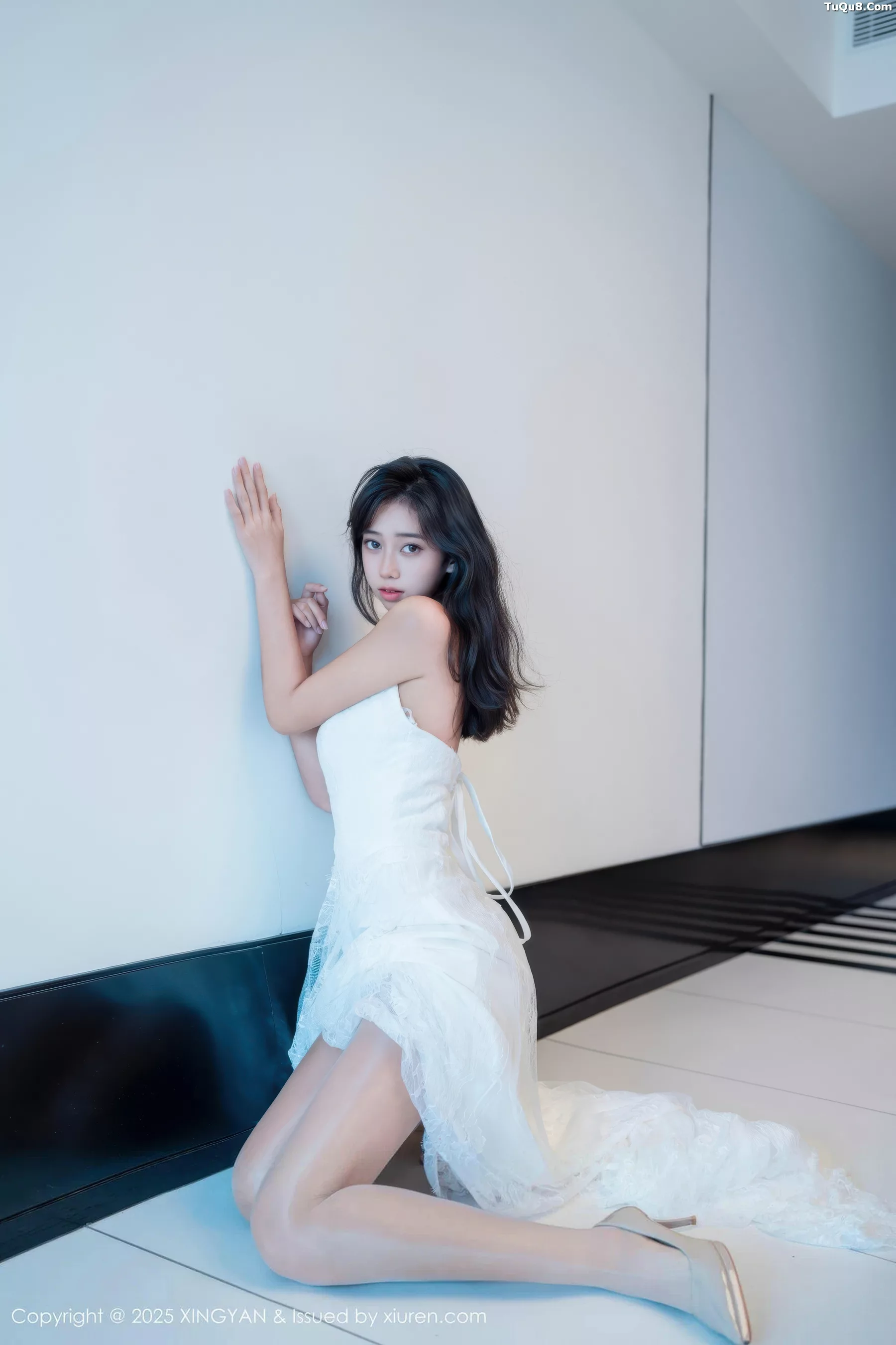 秀人集.com_[XINGYAN星颜社]VOL.419_模特时安安性感白色连衣裙配超薄白丝秀柔美身材迷人诱惑写真75P