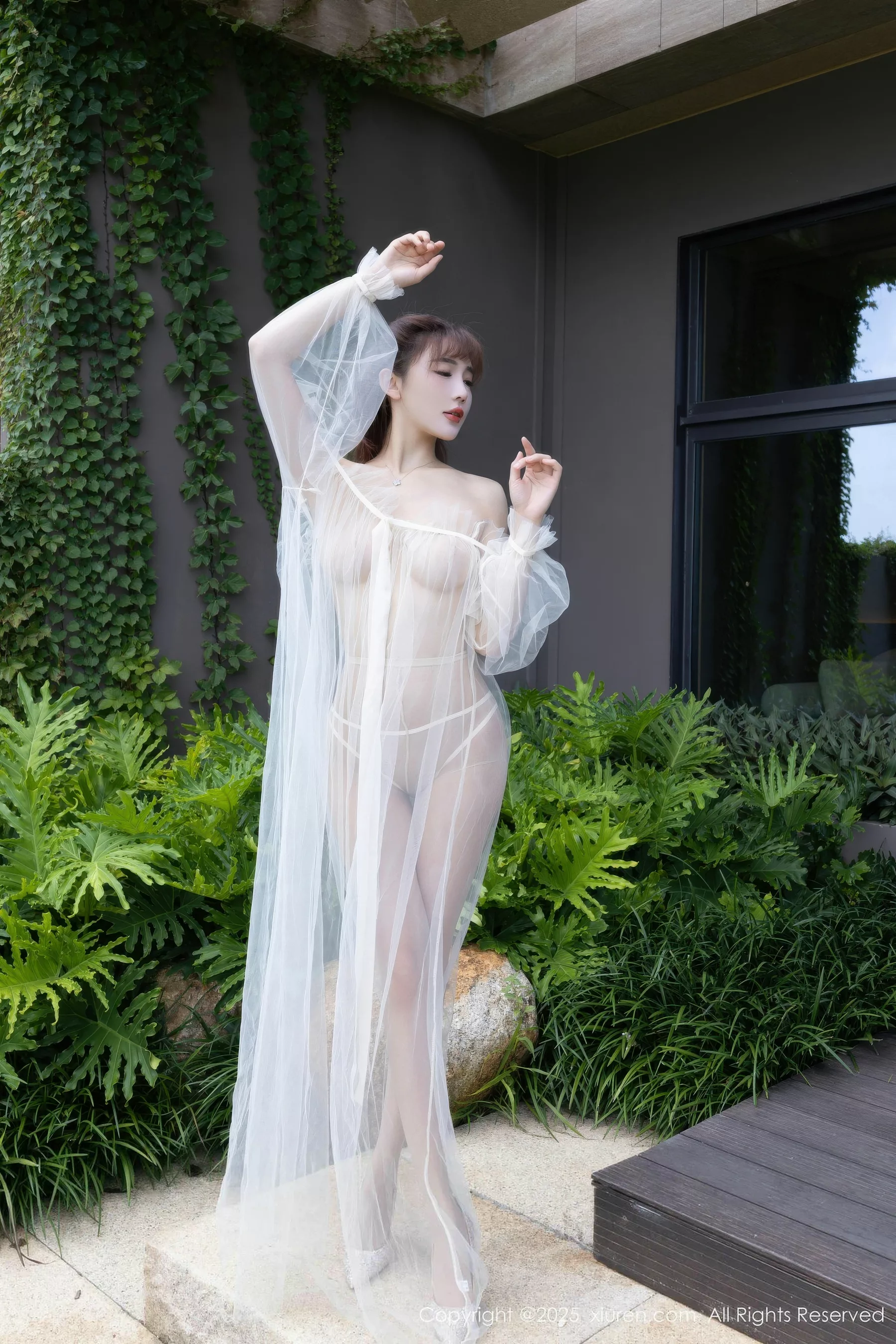 秀人集.com_[XiuRen秀人网]No.10903_模特陆萱萱性感轻透白色薄纱配超薄肉丝秀柔美身姿惹火诱惑写真70P
