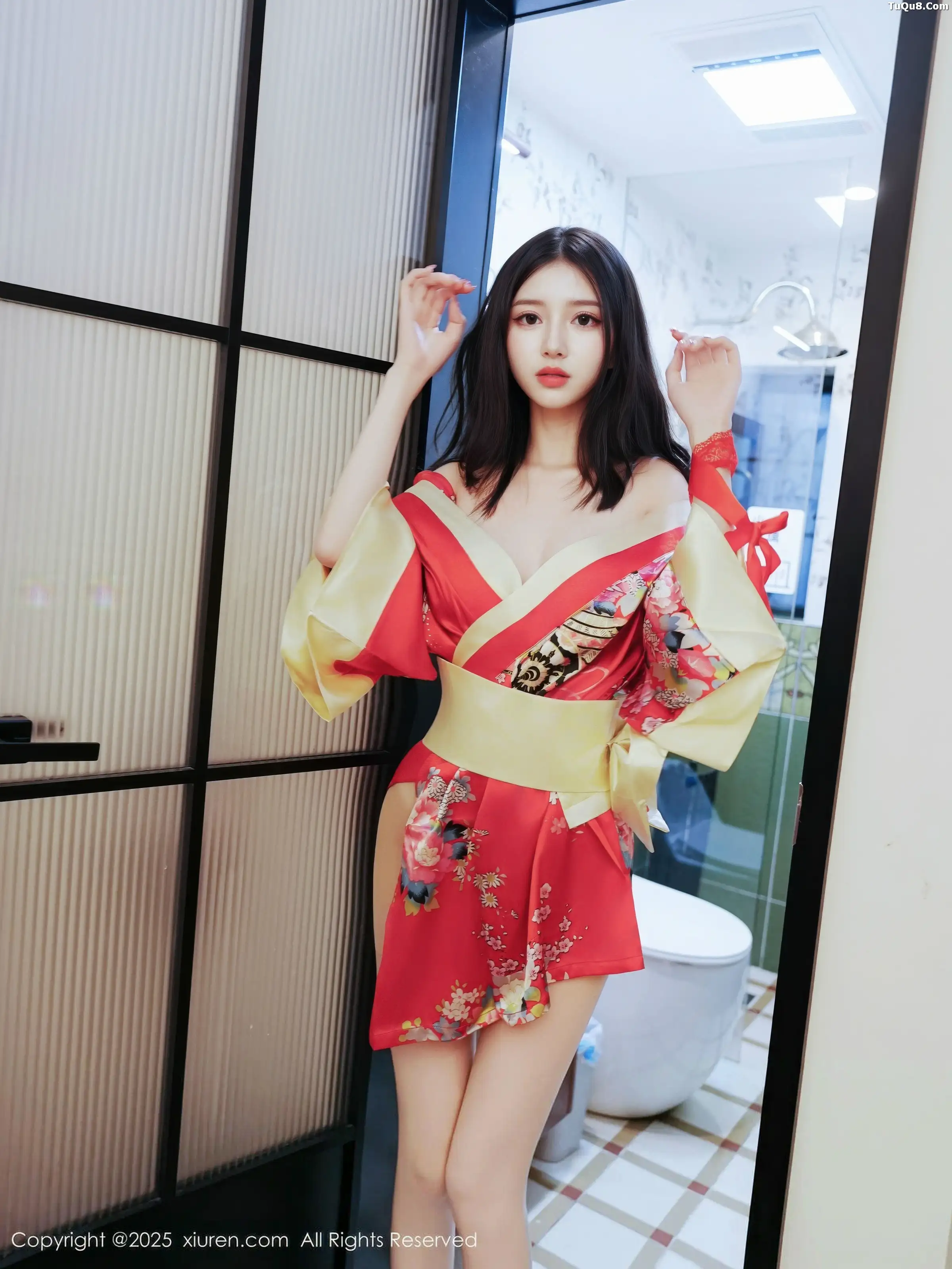 秀人集.com_[XiuRen秀人网]No.11155_模特白小蝶性感红色连衣短裙配超薄白丝秀完美曲线撩人诱惑写真59P