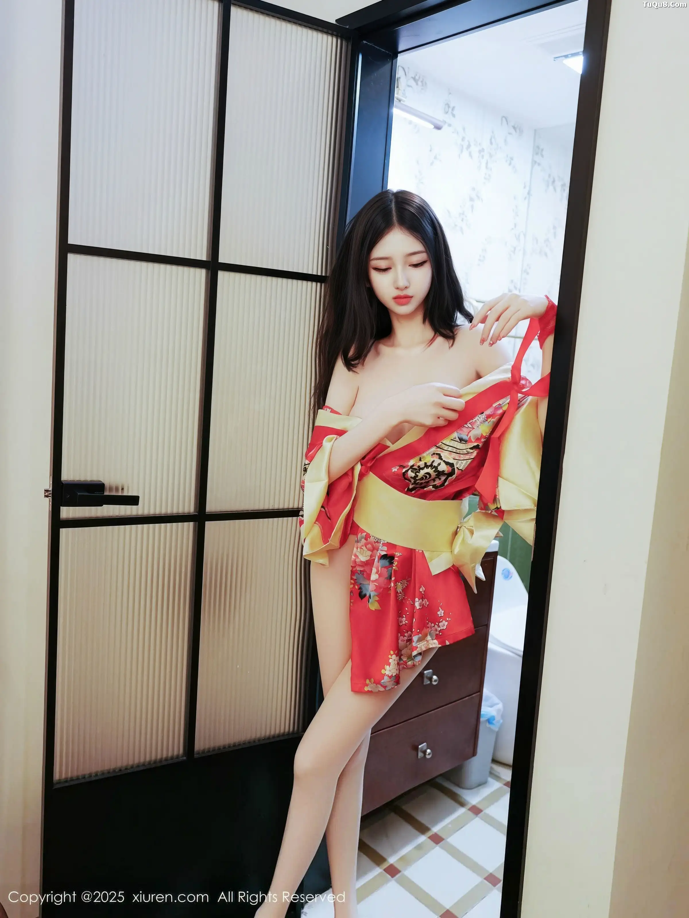 秀人集.com_[XiuRen秀人网]No.11155_模特白小蝶性感红色连衣短裙配超薄白丝秀完美曲线撩人诱惑写真59P