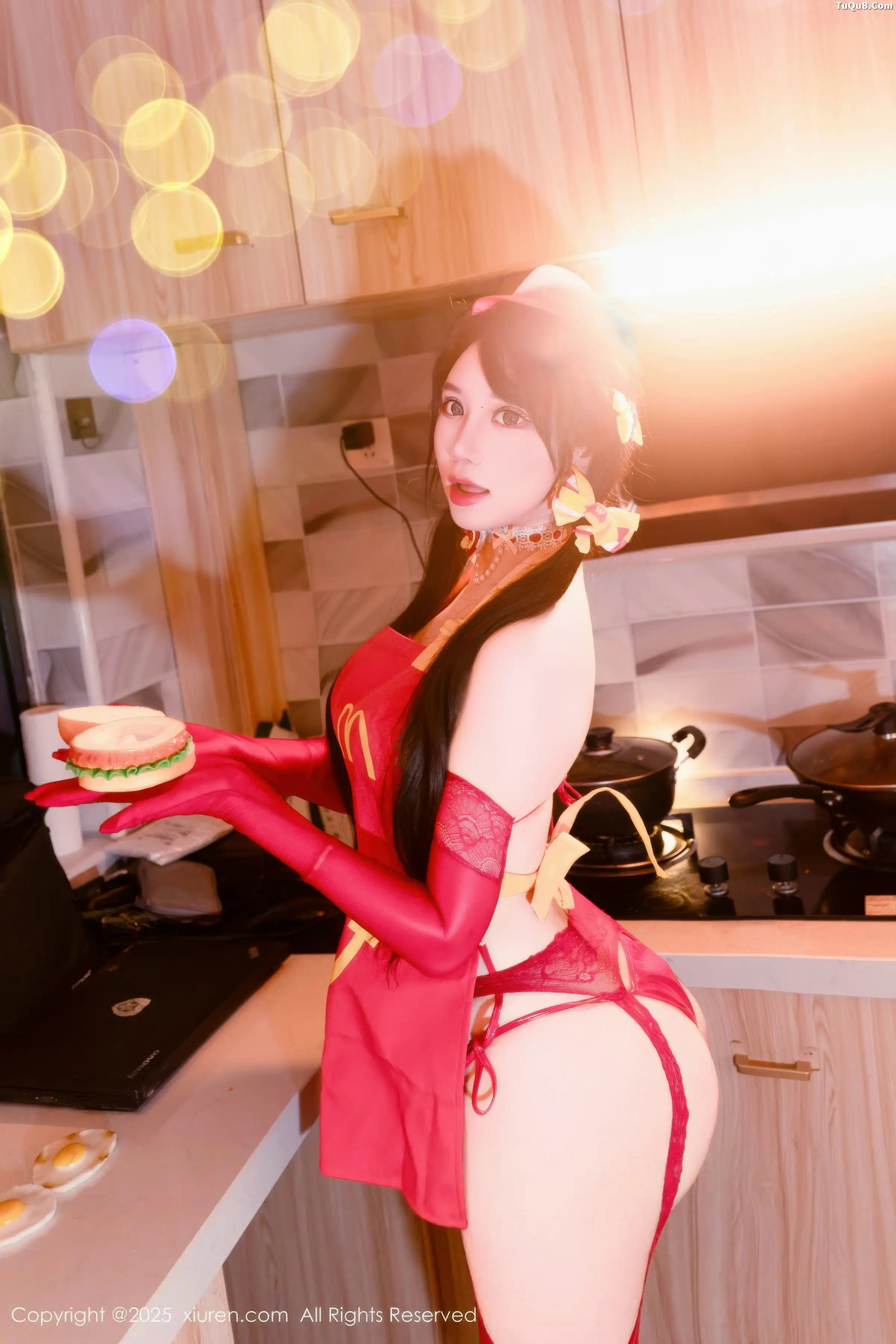 秀人集.com_[XiuRen秀人网]No.11154_模特汐汐爱吃草莓性感红色情趣内衣配红丝吊袜秀惹火身材诱惑写真78P