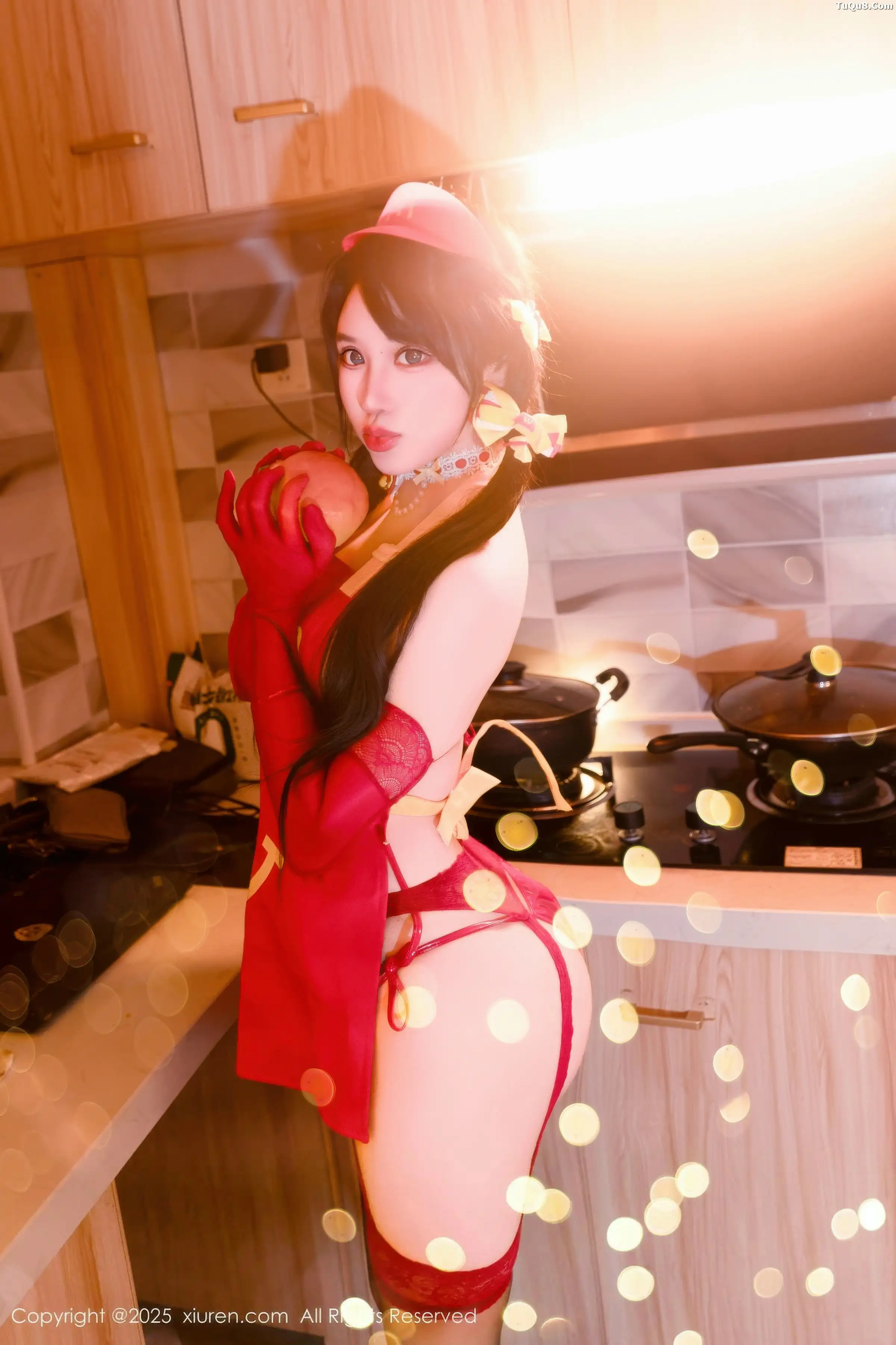 秀人集.com_[XiuRen秀人网]No.11154_模特汐汐爱吃草莓性感红色情趣内衣配红丝吊袜秀惹火身材诱惑写真78P